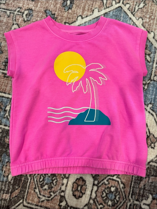 Cat & Jack Other - Kids Pink Tropical Palm Graphic Tee